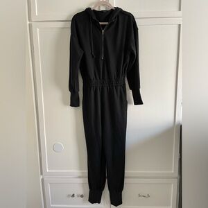 Caracilia One Piece Jumpsuits Drawstring Hooded Onesie ZipUp LongSleeve Rompers